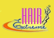 Hair Extreme Beauty & Barber Concept logo