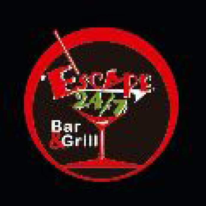 Escape 24/7 Bar and Grill & Nightclub logo