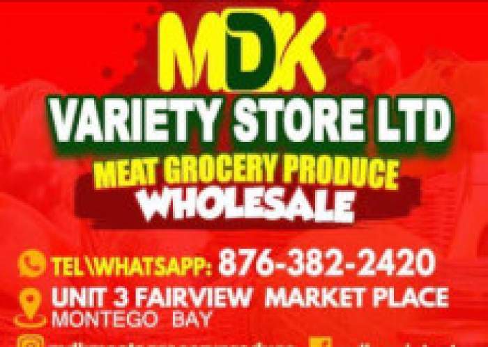 MDK Variety Store Ltd. Meats Grocery Produce logo